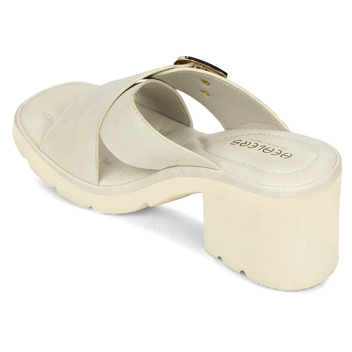 Healers Light Grey Casual Block Heel Sandal For Women Zq Dm 15 By Liberty