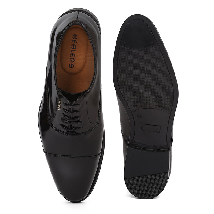 Healers LRF-8 Black Formal Lacing Oxford Shoes for Men by Liberty