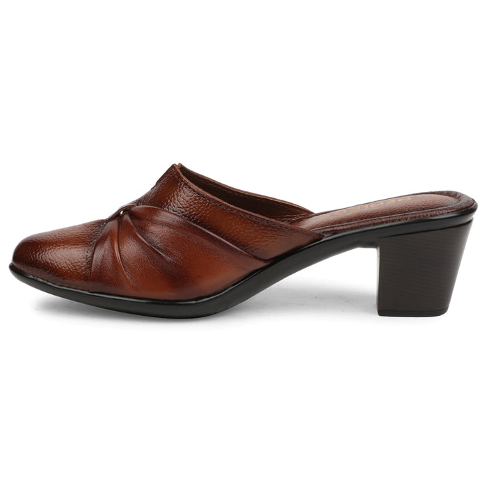Healers Tan Casual Block Heel Sandal For Women TLO-103