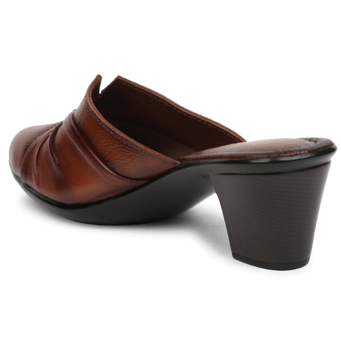 Healers Tan Casual Block Heel Sandal For Women TLO-103