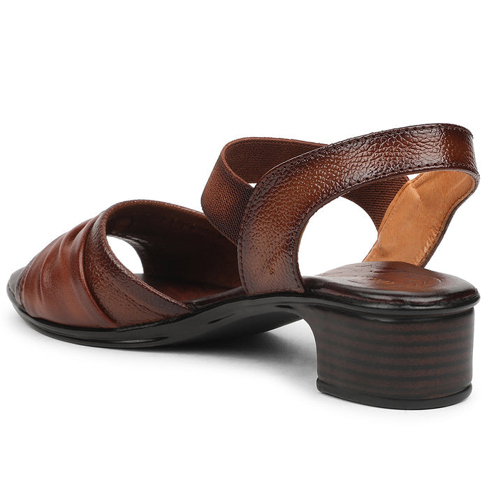 Healers Tan Casual Block Heel Sandal For Women TLO-104