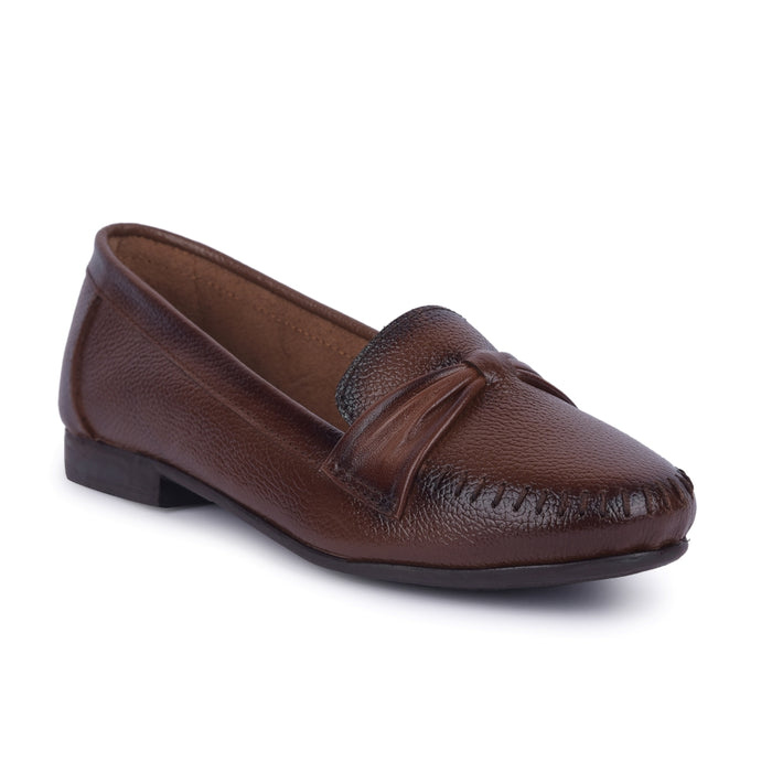 Healers Tan Formal Ballerina Shoes For Women TLO-22 By Liberty