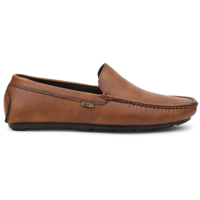 Healers Vcl 108 Tan Casual Loafers Shoes For Men By Liberty