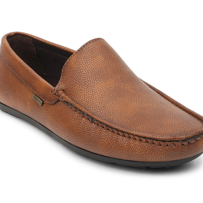 Healers Vcl 108 Tan Casual Loafers Shoes For Men By Liberty