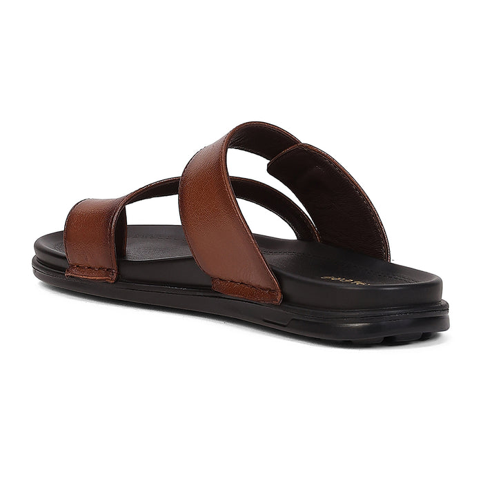 Buy Healers Wonder 10 Tan Formal Slippers For Men