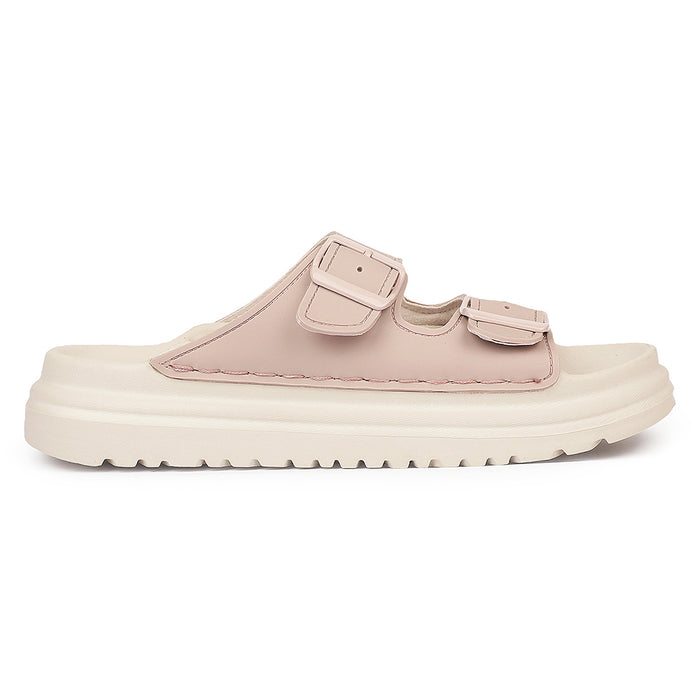Healers Zq Dmsl 07 Everyday Comfort Peach Casual Slippers For Women