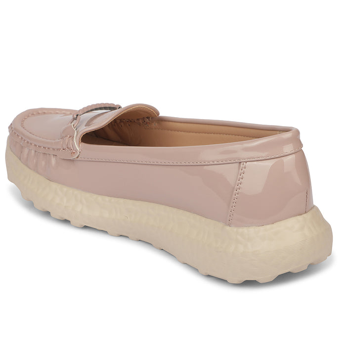 Healers ZQ-FDBL-08 Bellies Peach Casual Ballerina Shoes for women by Liberty
