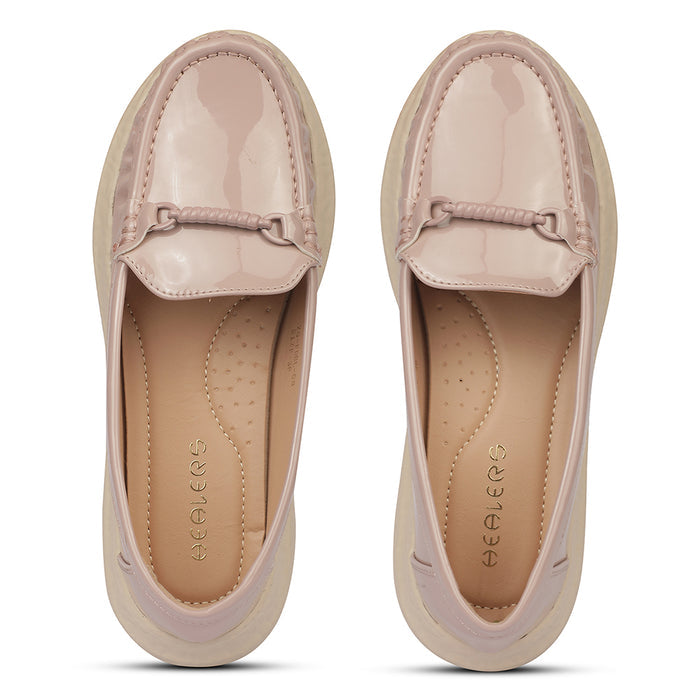 Healers ZQ-FDBL-08 Bellies Peach Casual Ballerina Shoes for women by Liberty
