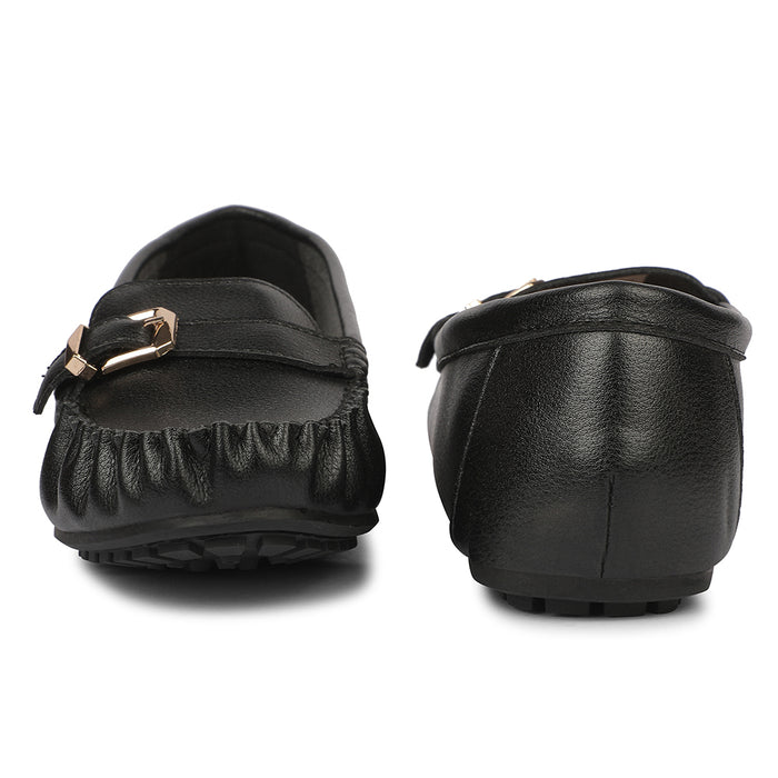 Healers ZQ-FDBL-16 Bellies Black Casual Ballerina Shoes for women by Liberty