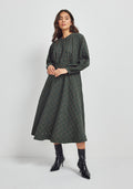 Holly Dress - Basil Check