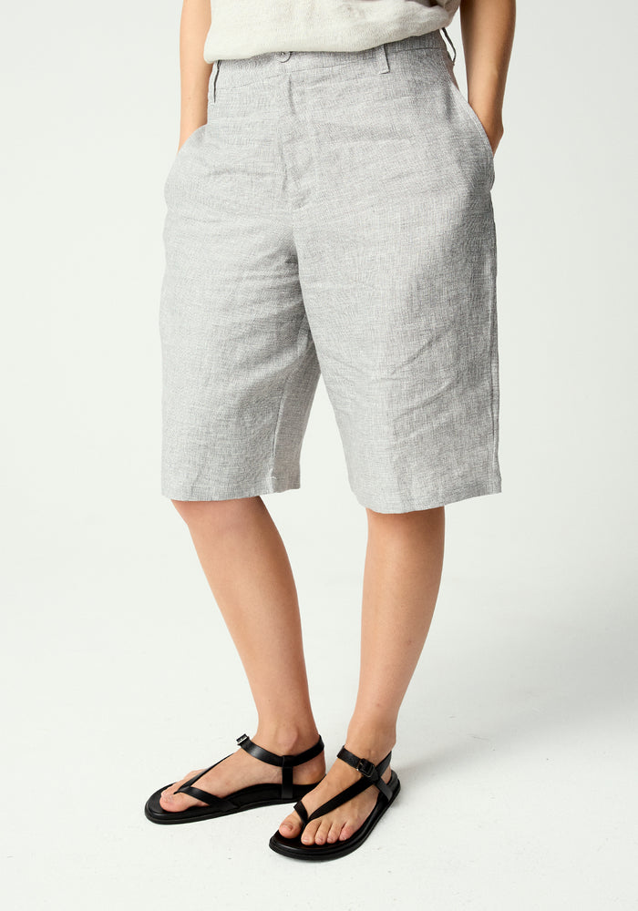 Inayah Short - Greige Fleck