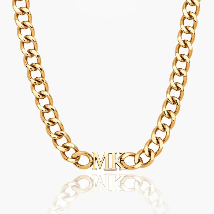 Personalised initial choker necklace gold — Olivia Jewelry