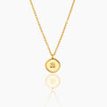 Initial Stamp Necklace