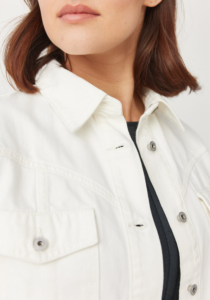 Iris Long Sleeve Shirt - White