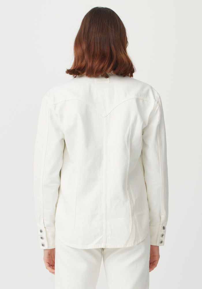 Iris Long Sleeve Shirt - White