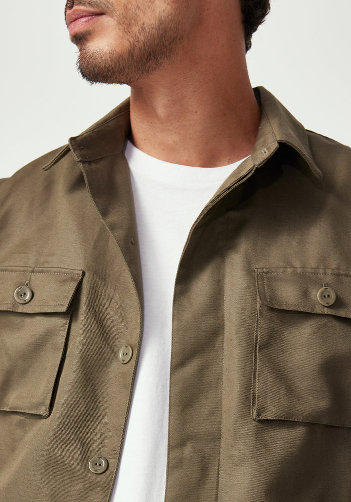 Irving Overshirt - Moss