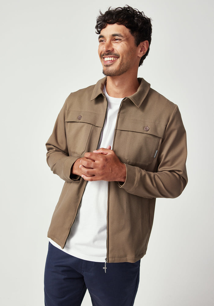 Isaac Jacket - Flax