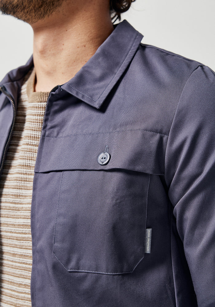 Isaac Jacket - Stone Blue