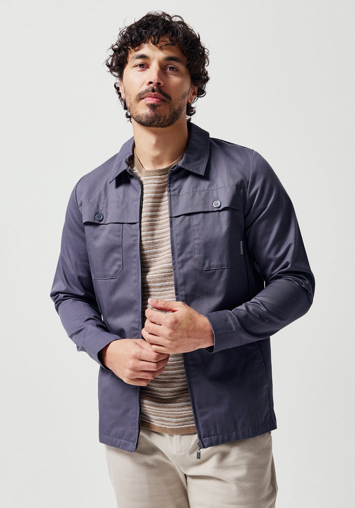 Isaac Jacket - Stone Blue
