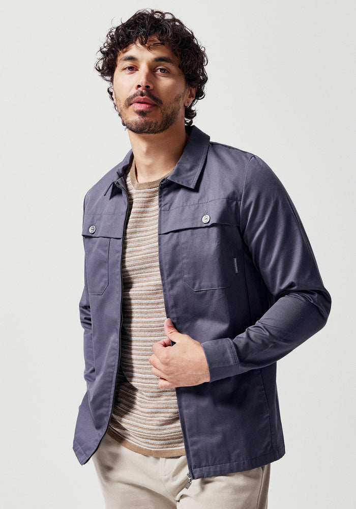 Isaac Jacket - Stone Blue