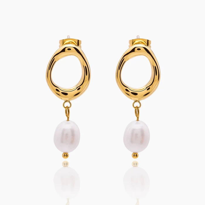 Isla Pearl Hoops