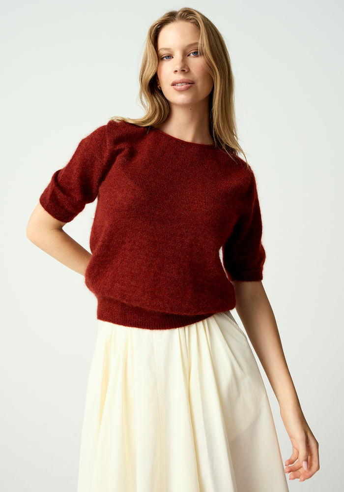 June Knit Tee - Tuscany