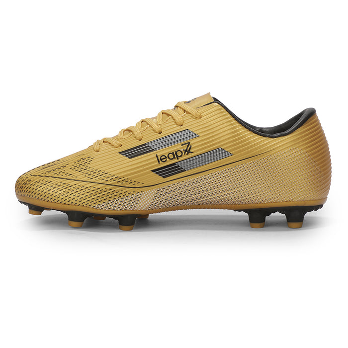 Leap7X ACTIVE-86E Golden Sports Lacing Football Shoes For Men & Kids By Liberty