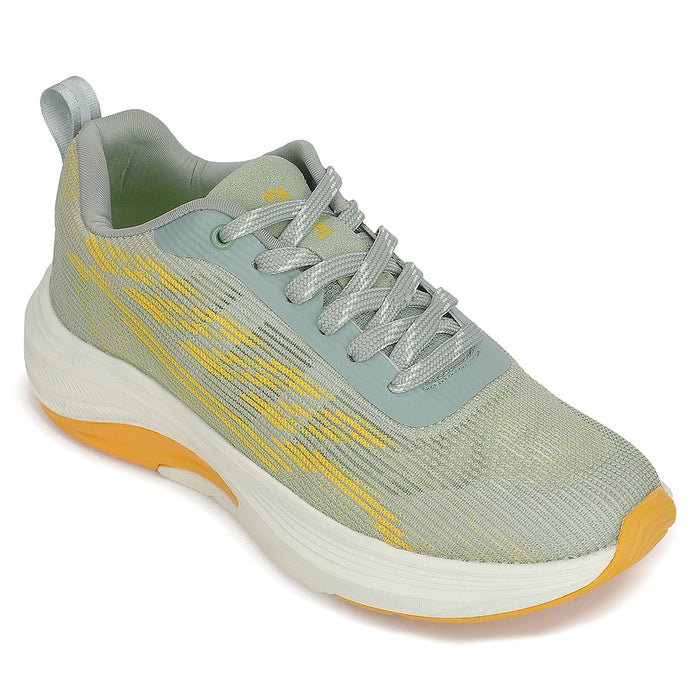 Leap7X ACTIVESTPE Sea Green Lacing Sports Running Shoes for Men By Liberty