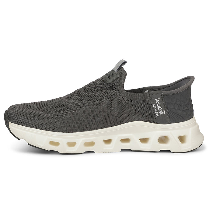 LEAP7X AIRFLOW-20 EAZYGO Dark Grey Sports Running Shoes for Men