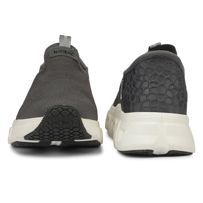 LEAP7X AIRFLOW-20 EAZYGO Dark Grey Sports Running Shoes for Men