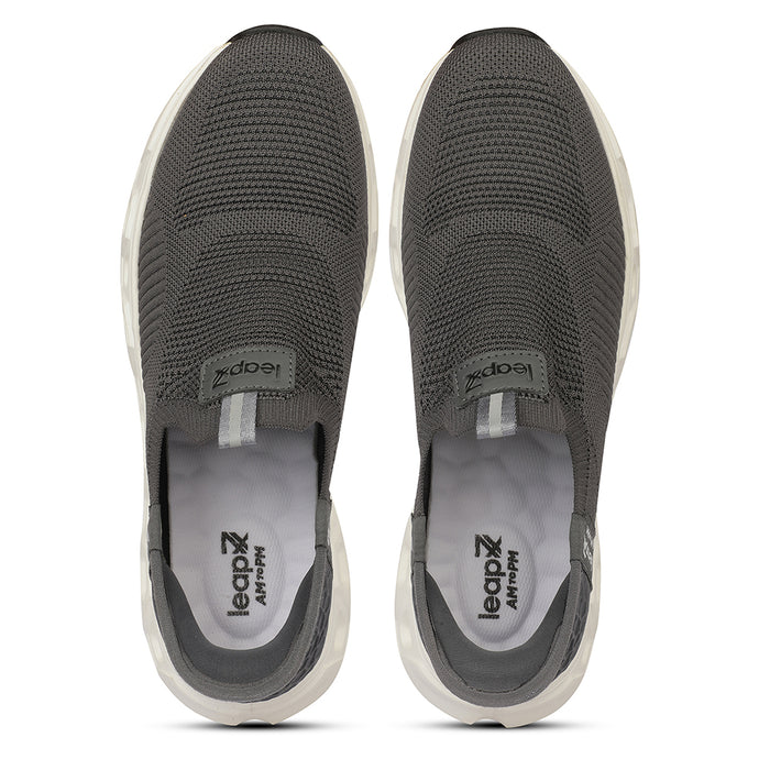 LEAP7X AIRFLOW-20 EAZYGO Dark Grey Sports Running Shoes for Men