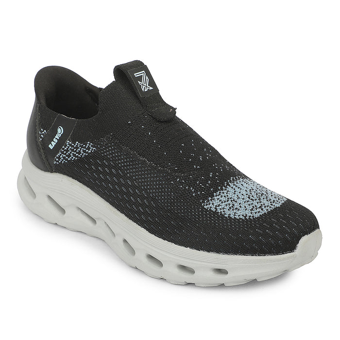 Leap7X AIRFLOW-L1 Sea Green Sports Non Lacing Walking Shoes for Women by Liberty