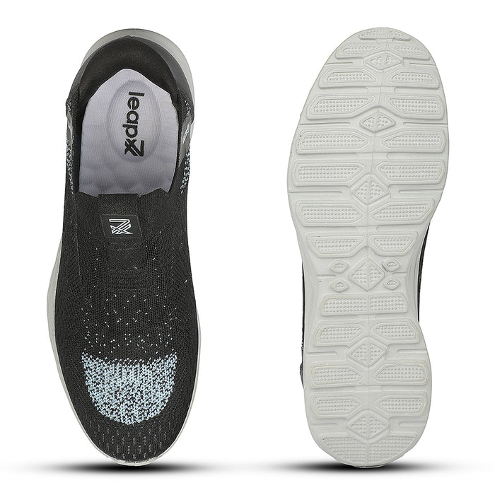 Leap7X AIRFLOW-L1 Sea Green Sports Non Lacing Walking Shoes for Women by Liberty