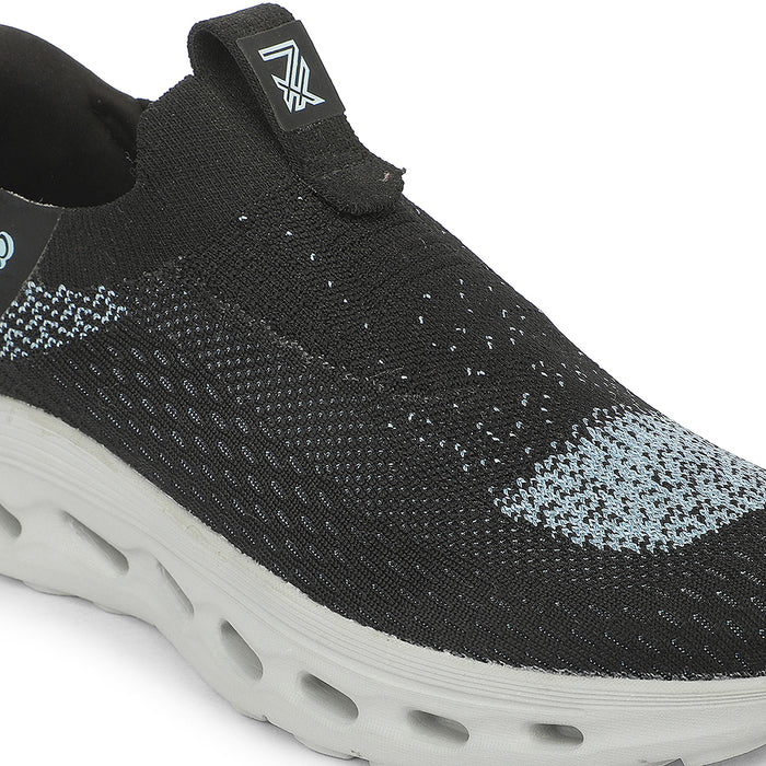 Leap7X AIRFLOW-L1 Sea Green Sports Non Lacing Walking Shoes for Women by Liberty