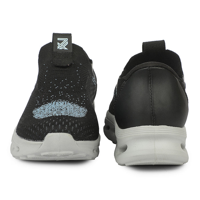 Leap7X AIRFLOW-L1 Sea Green Sports Non Lacing Walking Shoes for Women by Liberty
