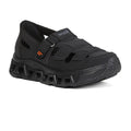 Leap7X Airflow S1 Black Casual Fisherman Sandals For Men By Liberty