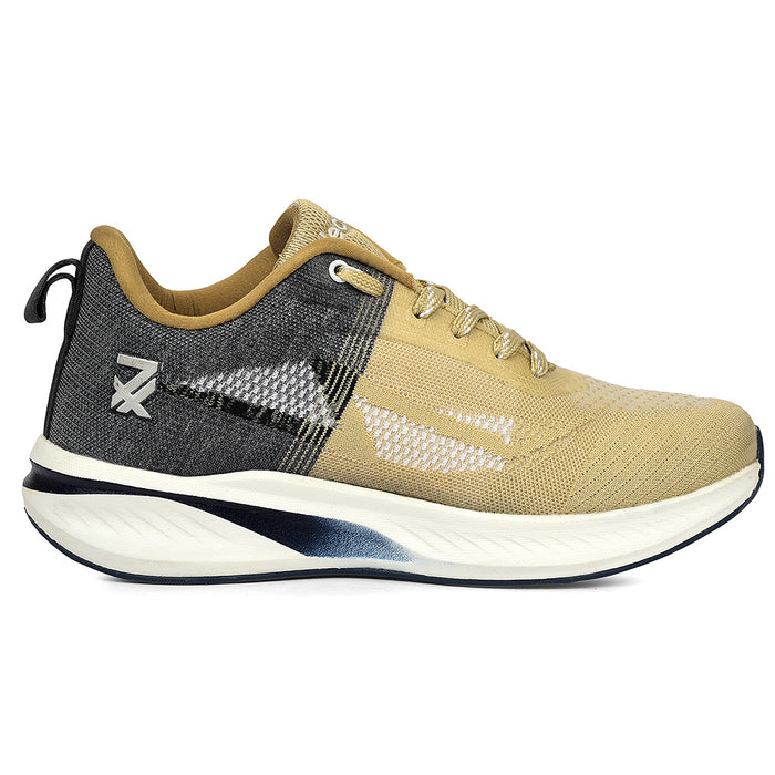 Leap7X Beige Sports Lacing Running Shoes For Men Ghd 22 By Liberty