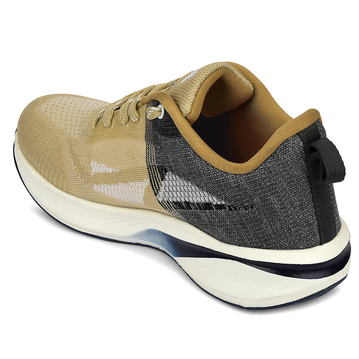Leap7X Beige Sports Lacing Running Shoes For Men Ghd 22 By Liberty