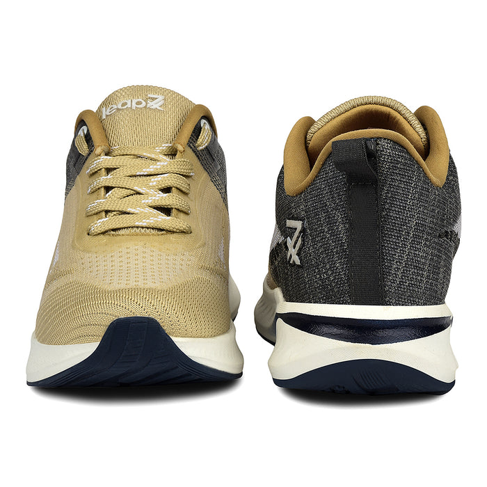 Leap7X Beige Sports Lacing Running Shoes For Men Ghd 22 By Liberty