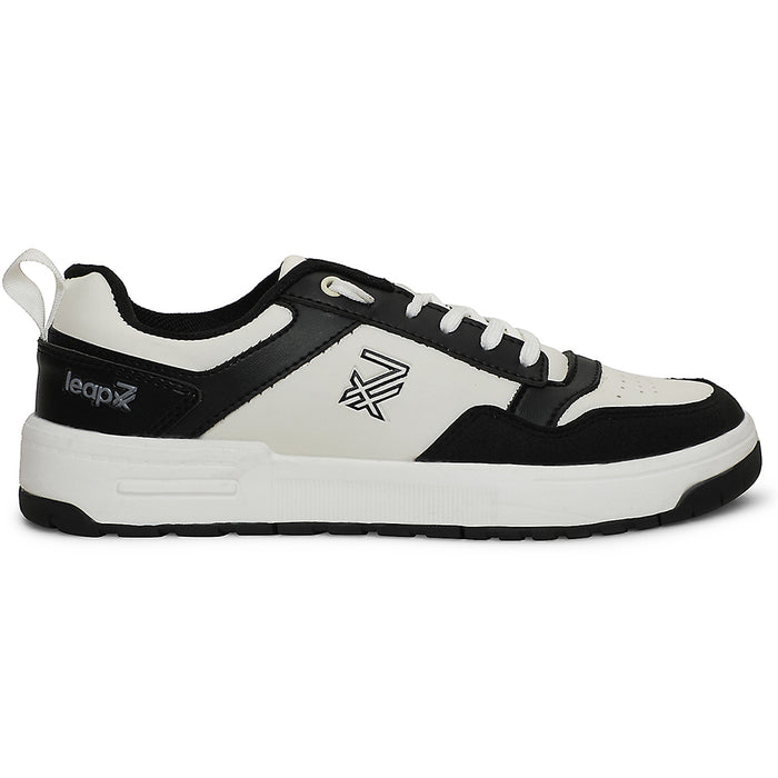 Leap7x Black Casual Lacing Sneakers For Men AMAZER-10E By Liberty