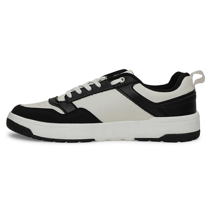 Leap7x Black Casual Lacing Sneakers For Men AMAZER-10E By Liberty