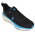 Leap7X Black Sports Lacing Running Shoes For Men Brave 1 By Liberty