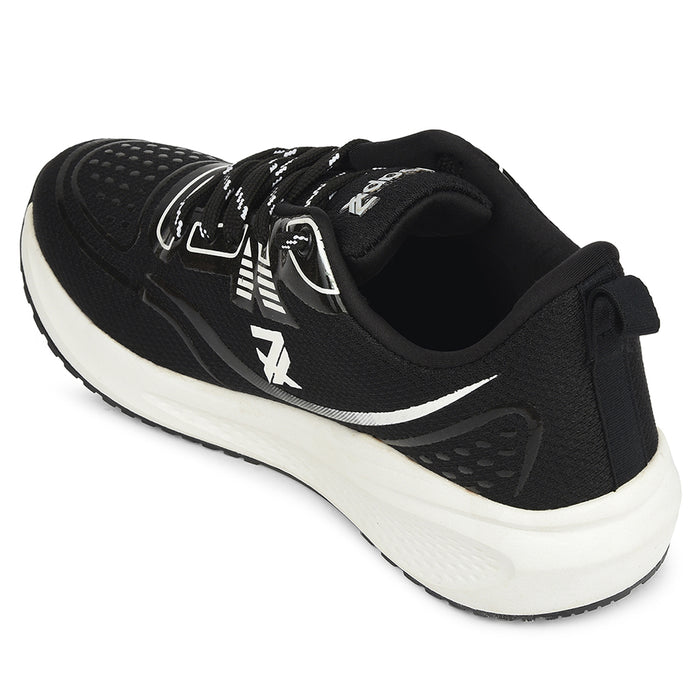 Leap7X Black Sports Lacing Running Shoes For Men Ghd 29 By Liberty