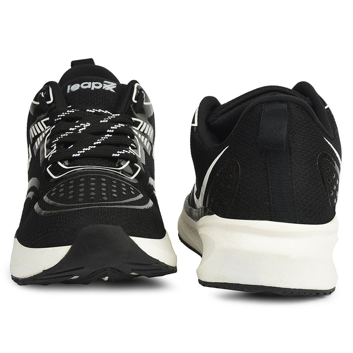Leap7X Black Sports Lacing Running Shoes For Men Ghd 29 By Liberty