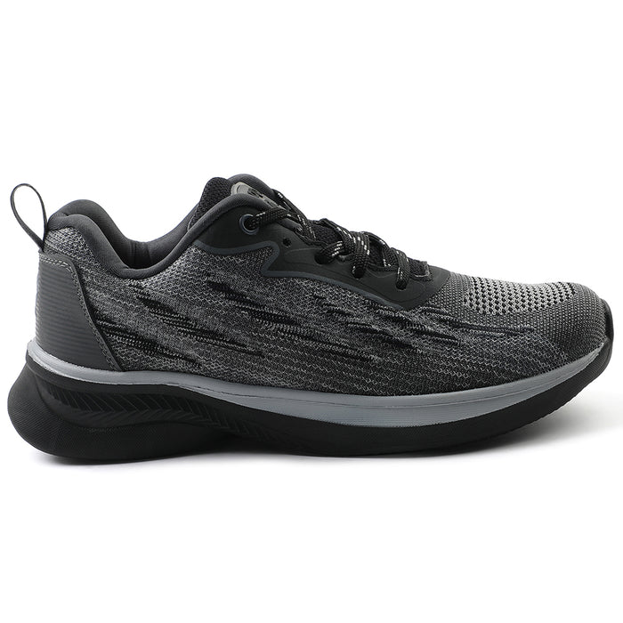 Leap7x Black Sports Lacing Running Shoes For Women MANTIS By Liberty