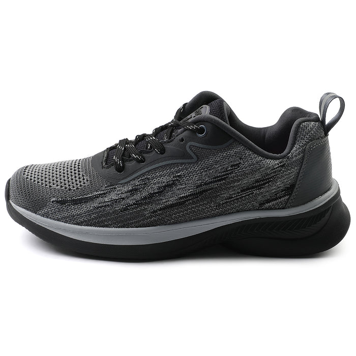 Leap7x Black Sports Lacing Running Shoes For Women MANTIS By Liberty