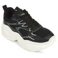 Leap7X Black Sports Lacing Running Shoes For Women Syria 1 By Liberty