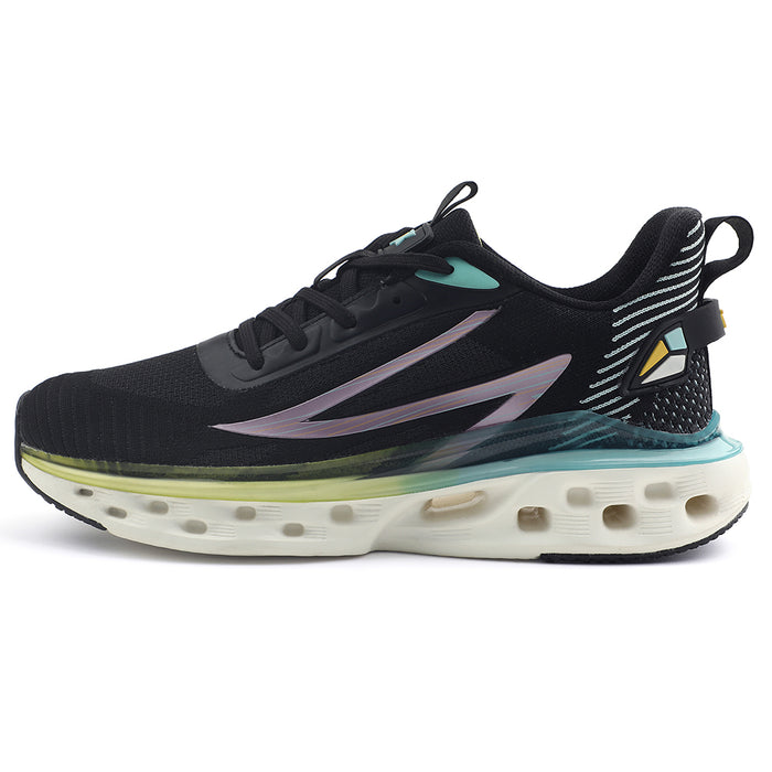 Leap7x Black Sports Running Shoes For Men NEPTUNE-1E By Liberty