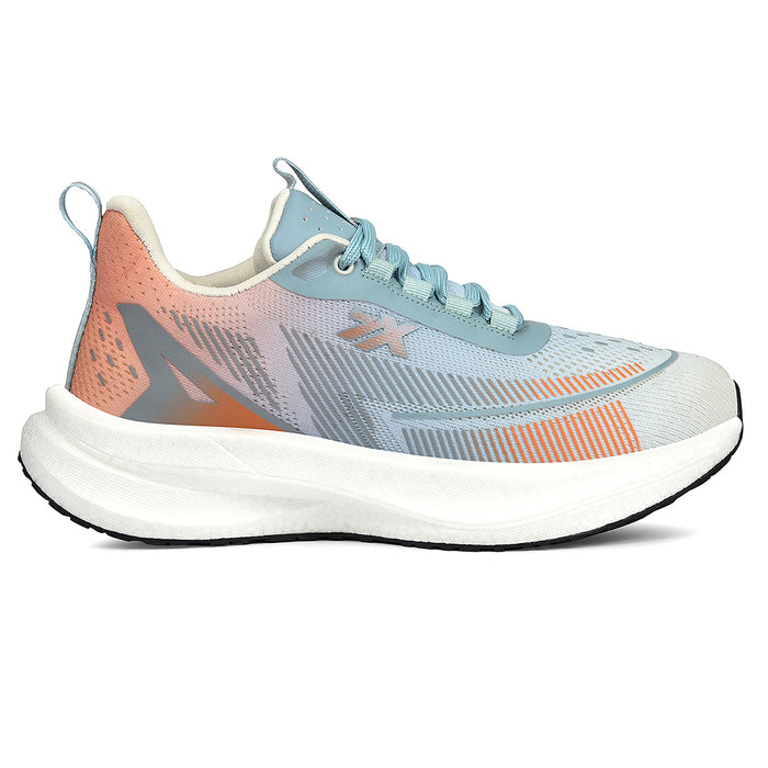 Leap7X Blue Sports Lacing Running Shoes For Men Exctor 1 By Liberty