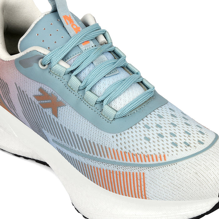 Leap7X Blue Sports Lacing Running Shoes For Men Exctor 1 By Liberty
